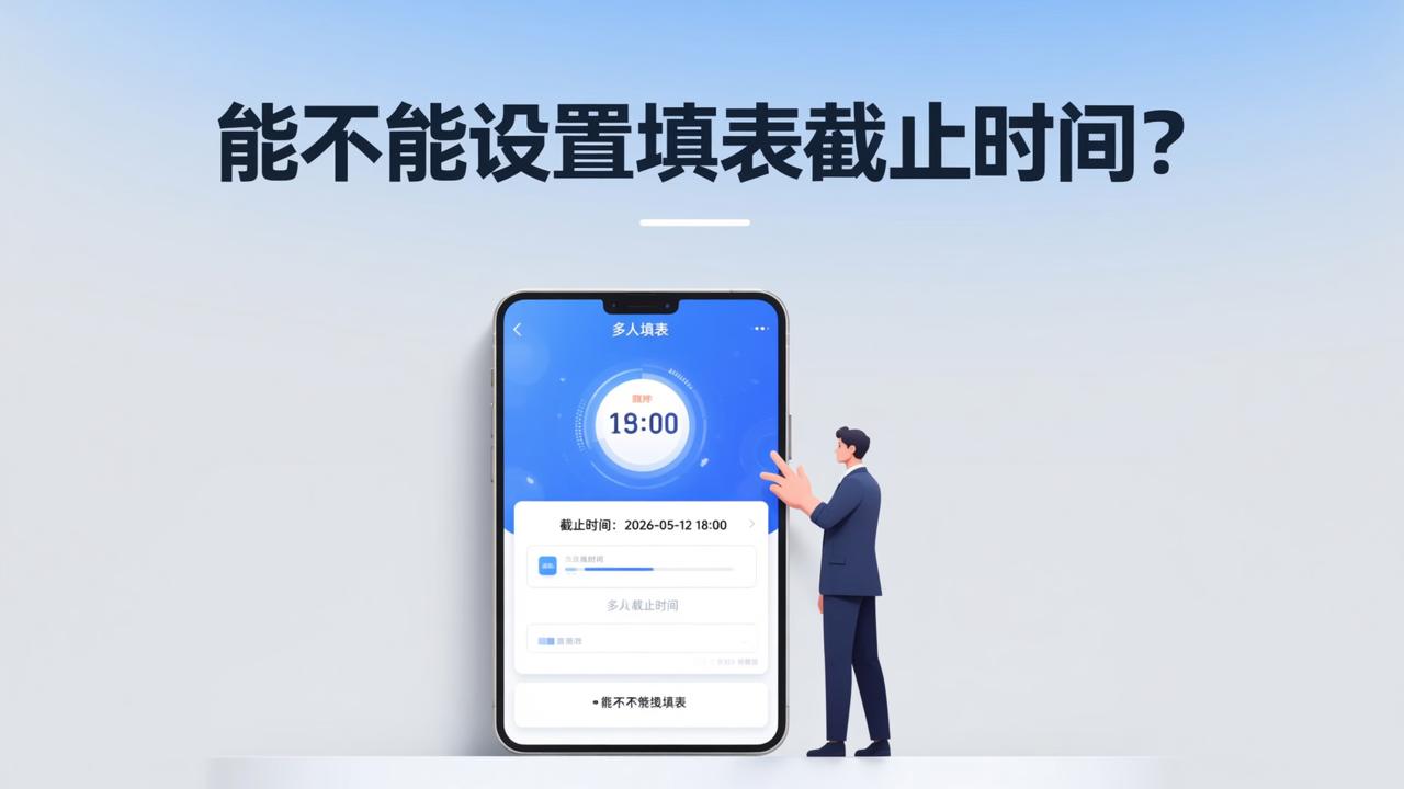 能不能设置填表截止时间？