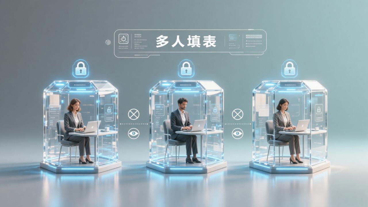 多人填表格怎样只看自己写的