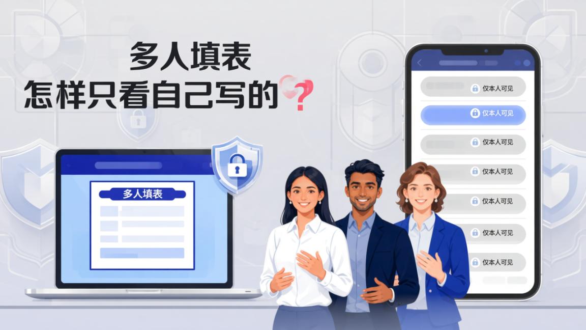 多人填表怎样只看自己写的？数据收集工具的隐私功能对比