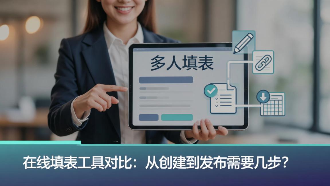 在线填表工具对比：从创建到发布需要几步？