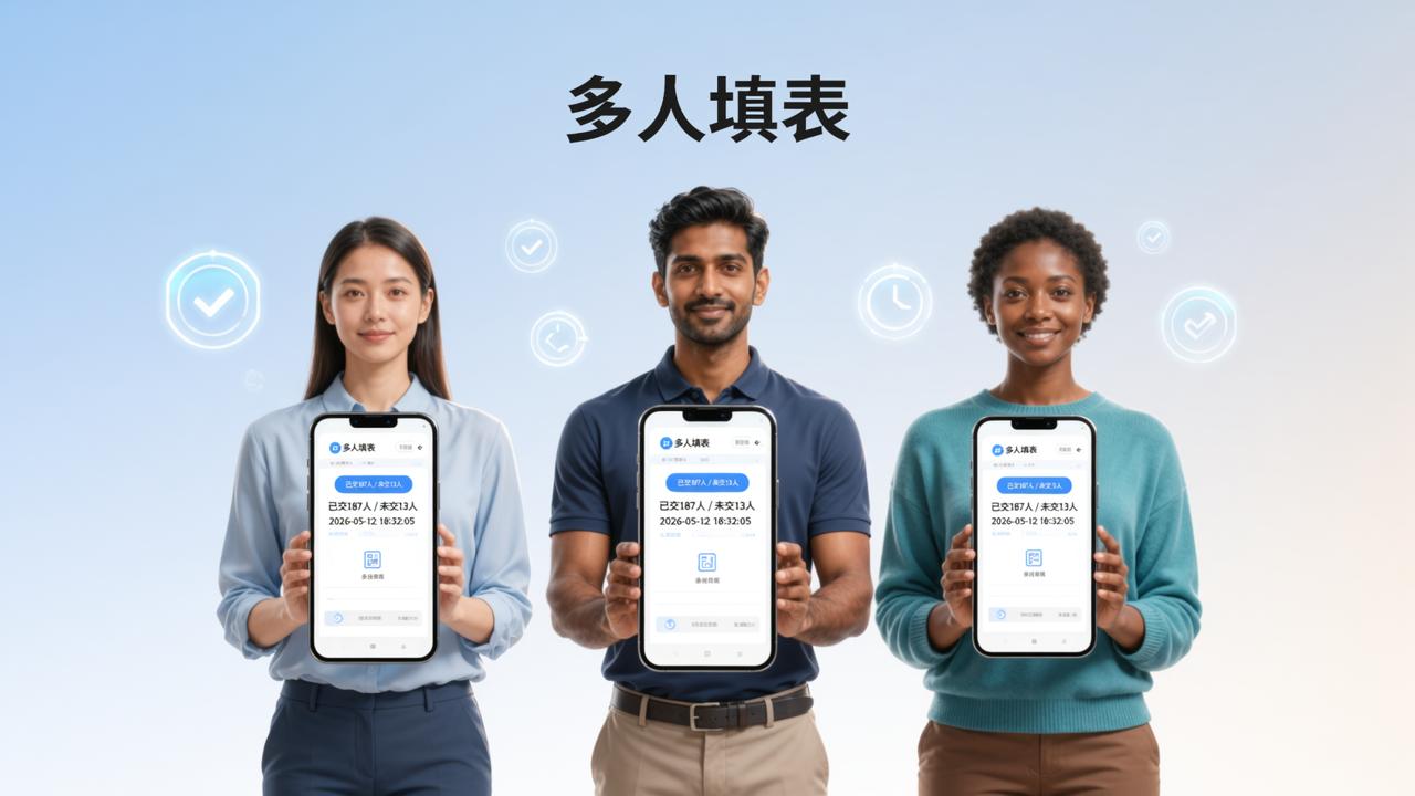 微信收集表用什么工具？「多人填表」扫码即填，数据实时收集