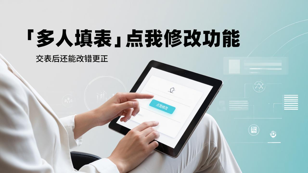 填表后怎么修改？「多人填表」点我修改功能，交表后还能改错更正