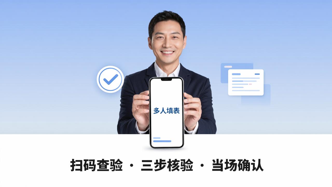 填表结果怎么扫码查验？「多人填表」扫码查验功能，快速核验填表信息