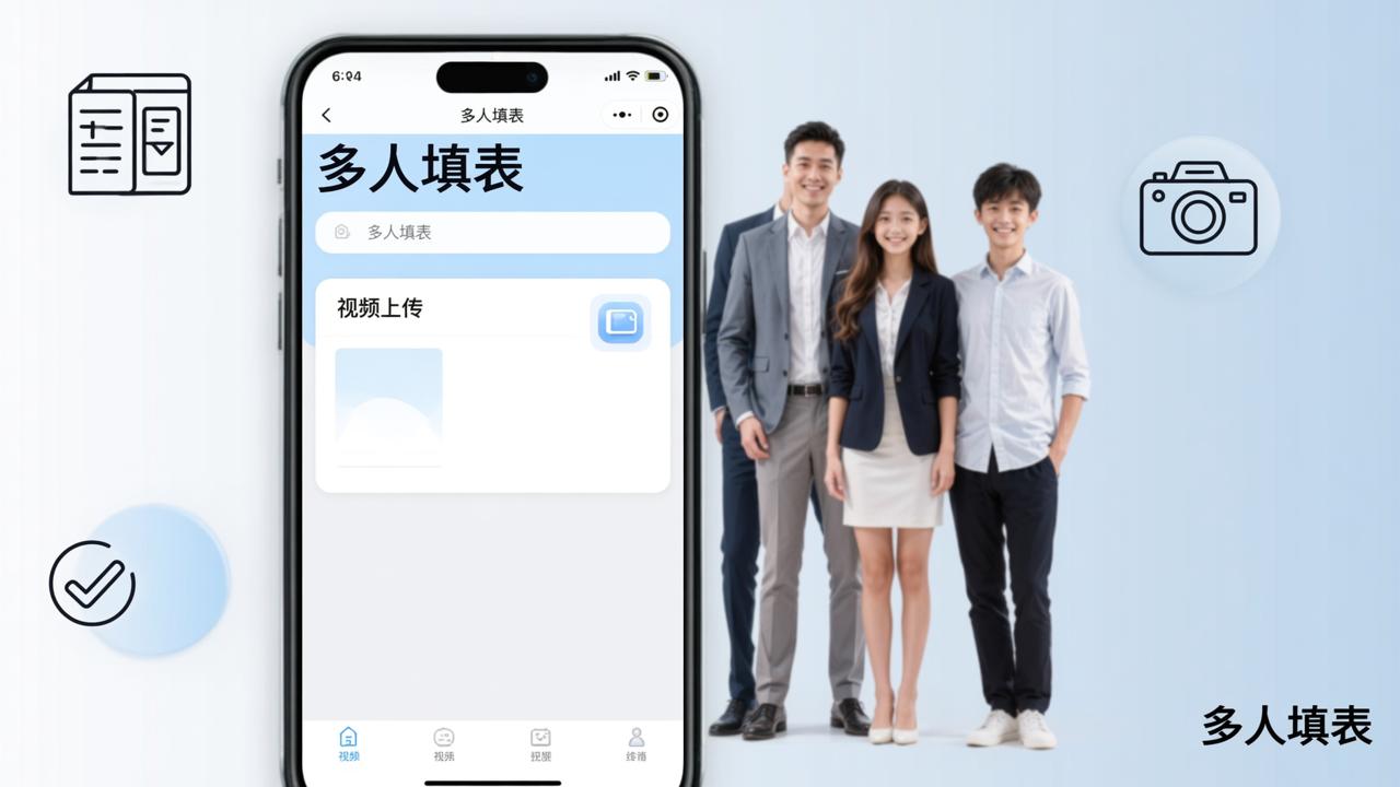 收集视频小程序有哪些？多人填表小程序支持收数据图片视频