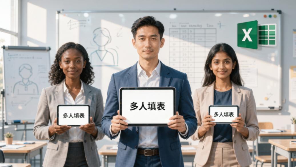在线收集学生信息：多人填表，扫码填写一键导出Excel