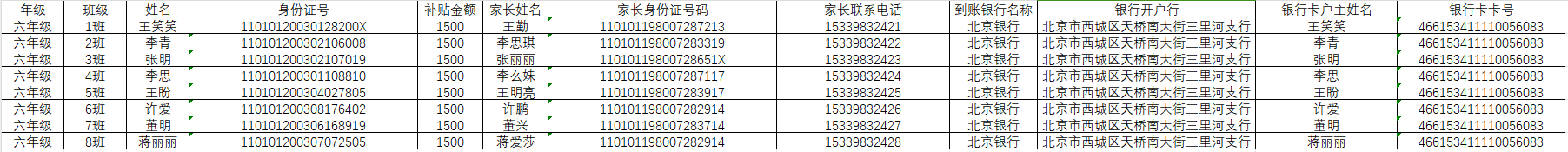 1分钟完成1000名学生银行卡信息核对！！插图