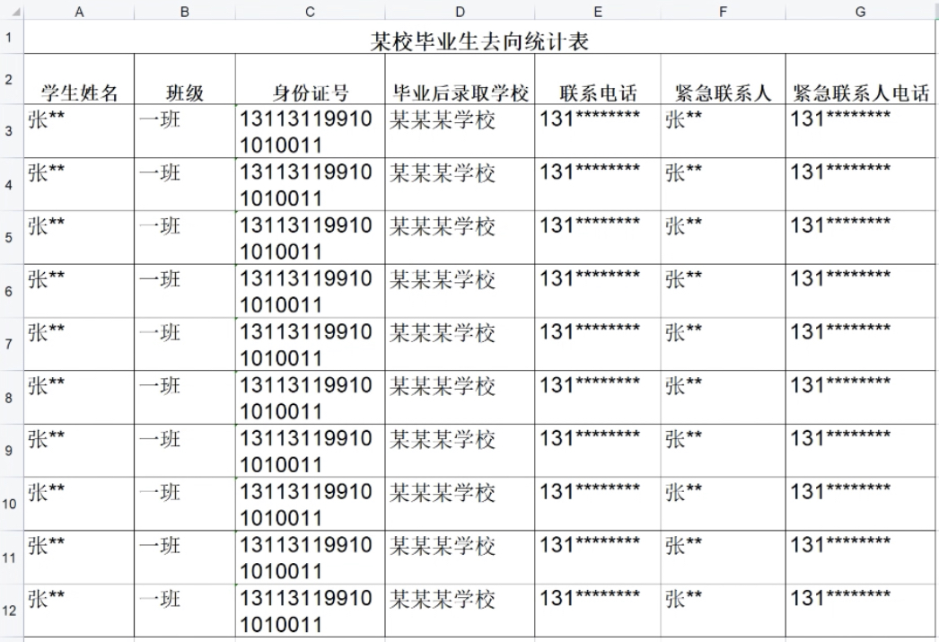 多人填表|快速统计毕业学生去向情况的方法！插图20