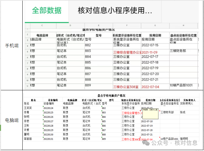 核对信息|盘点学校的电脑资产情况，用“核对信息”就对了插图16